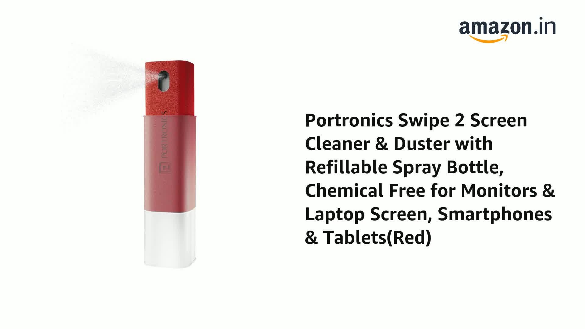 ●Filthy Buy Portronics Swipe 2 Screen Cleaner & Duster with